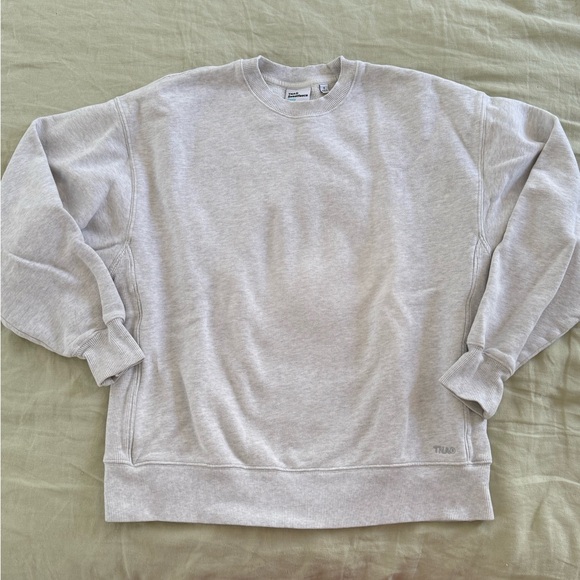 ARITZIA TNA Cozy Sweatfleece Boyfriend Crew Sweatshirt - Small - Picture 3 of 7